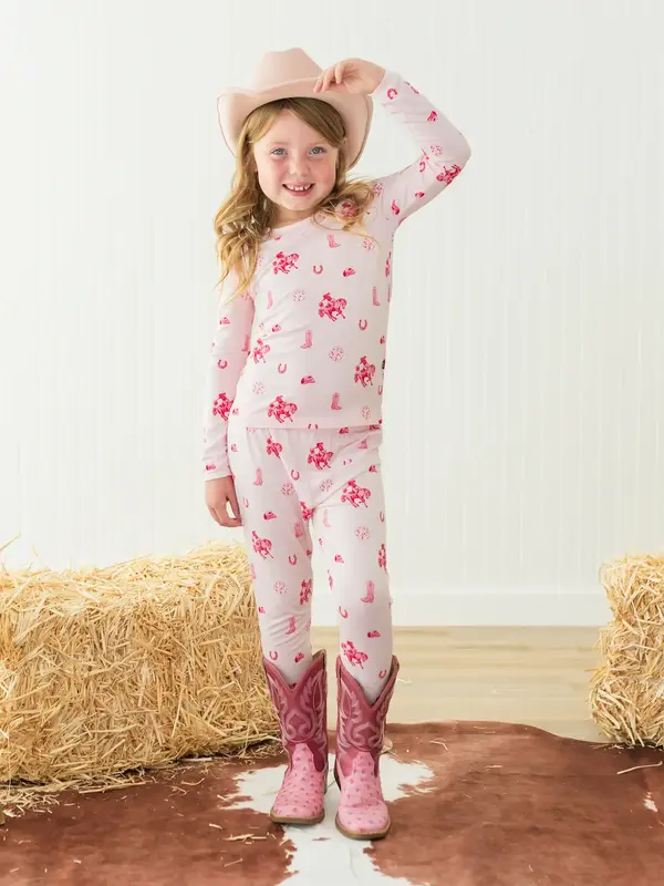 Kyte Long Sleeve Pajama Set - Disco Cowgirl