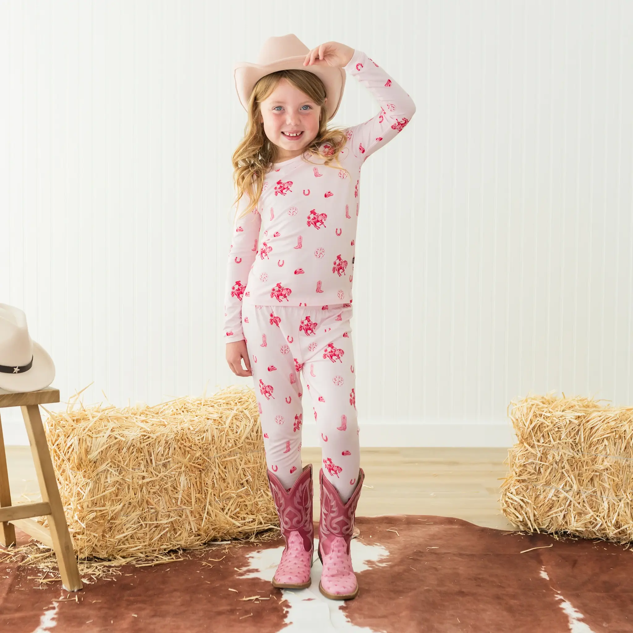 Kyte Long Sleeve Pajama Set - Disco Cowgirl