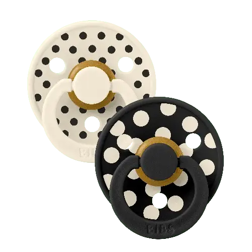 Bibs Studio Colour - Polka Ivory/Black
