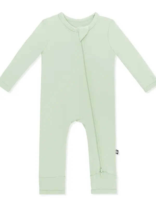 Kyte Zipper Romper - Basil