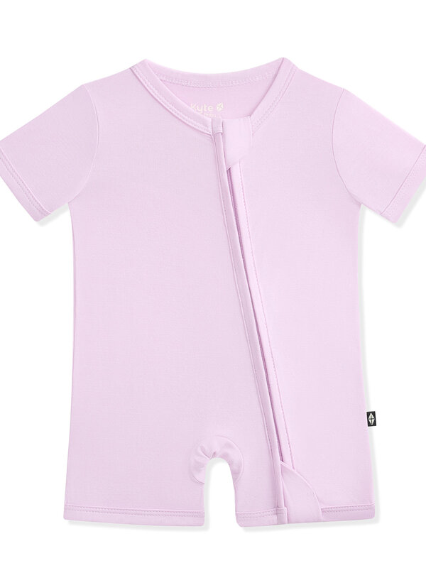 Kyte Zipper Shortall Romper - Thistle