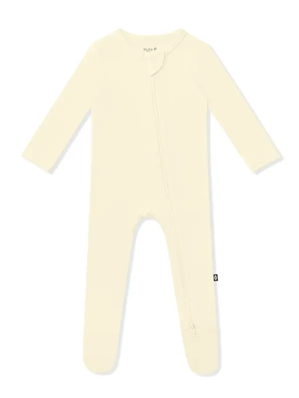 Kyte Zipper Footie - Chamomile