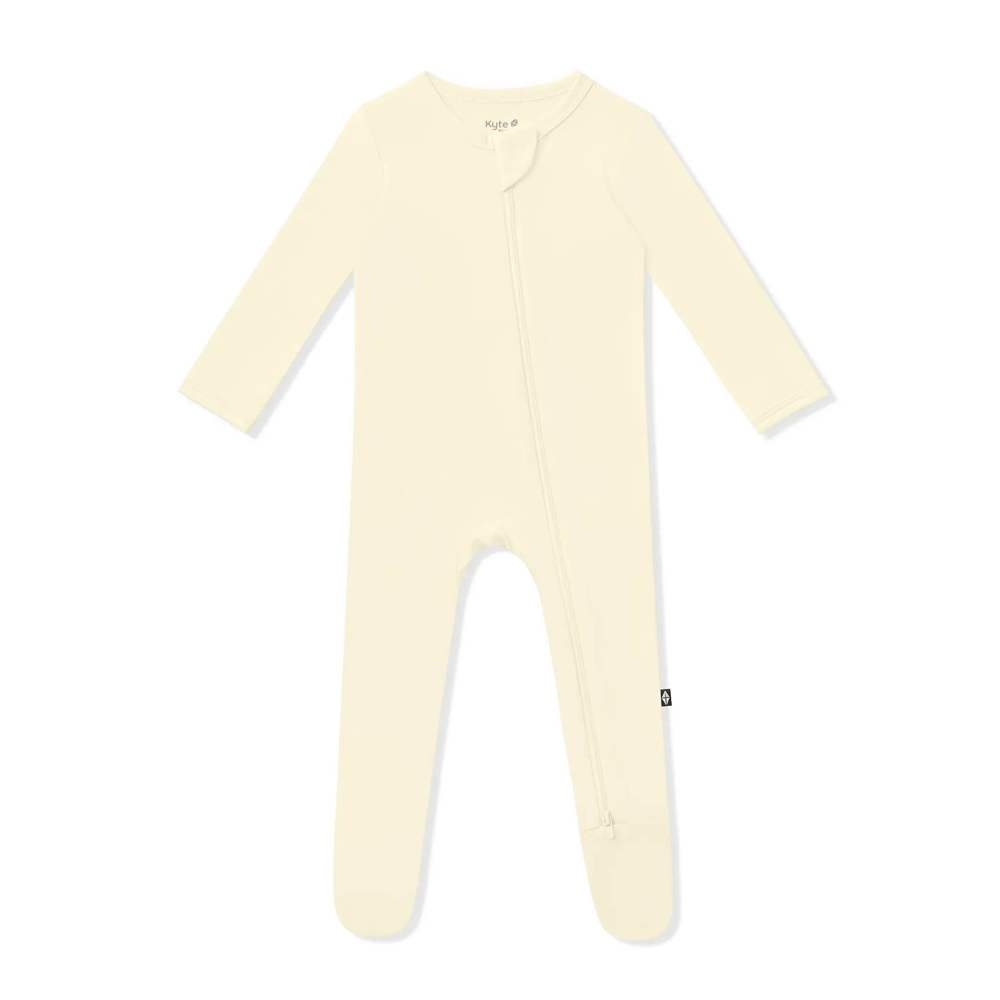 Kyte Zipper Footie - Chamomile