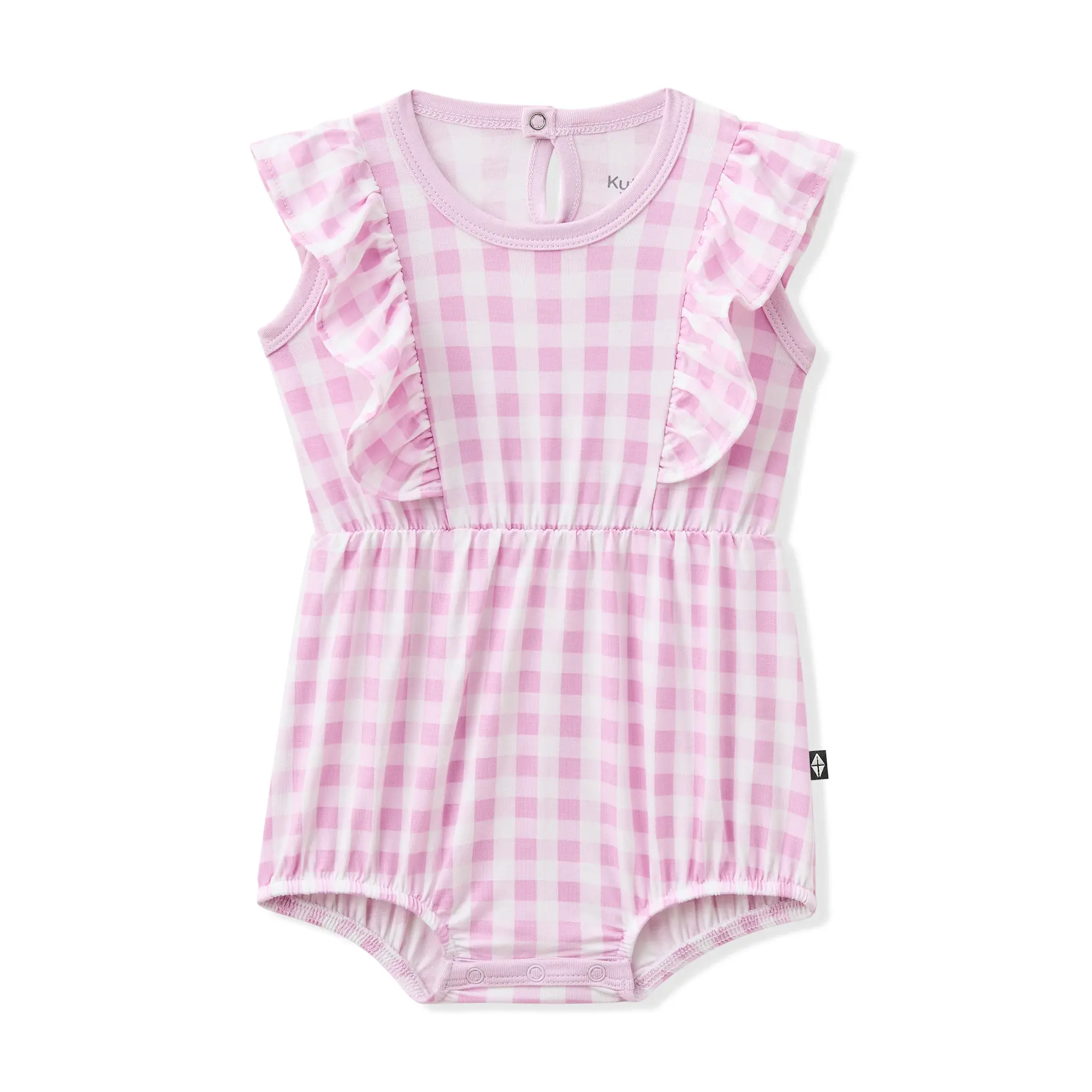 Kyte Bubble Romper - Gingham Thistle