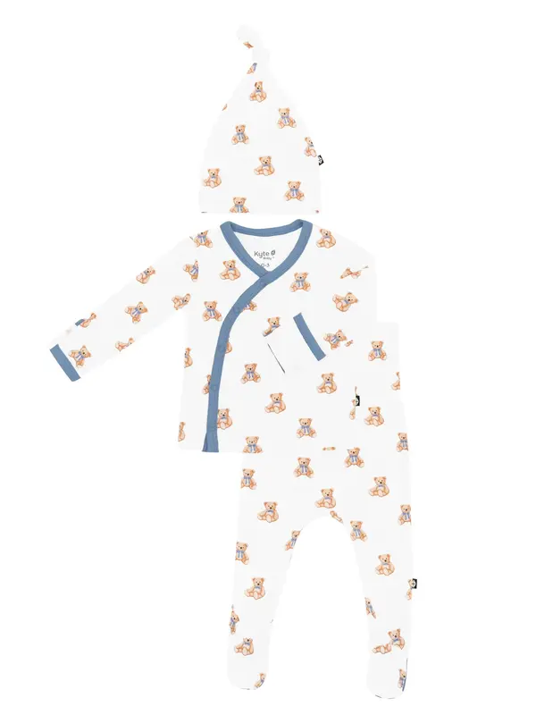 Kyte Take Me Home Set Teddy Bear (Cap) - 0-3M