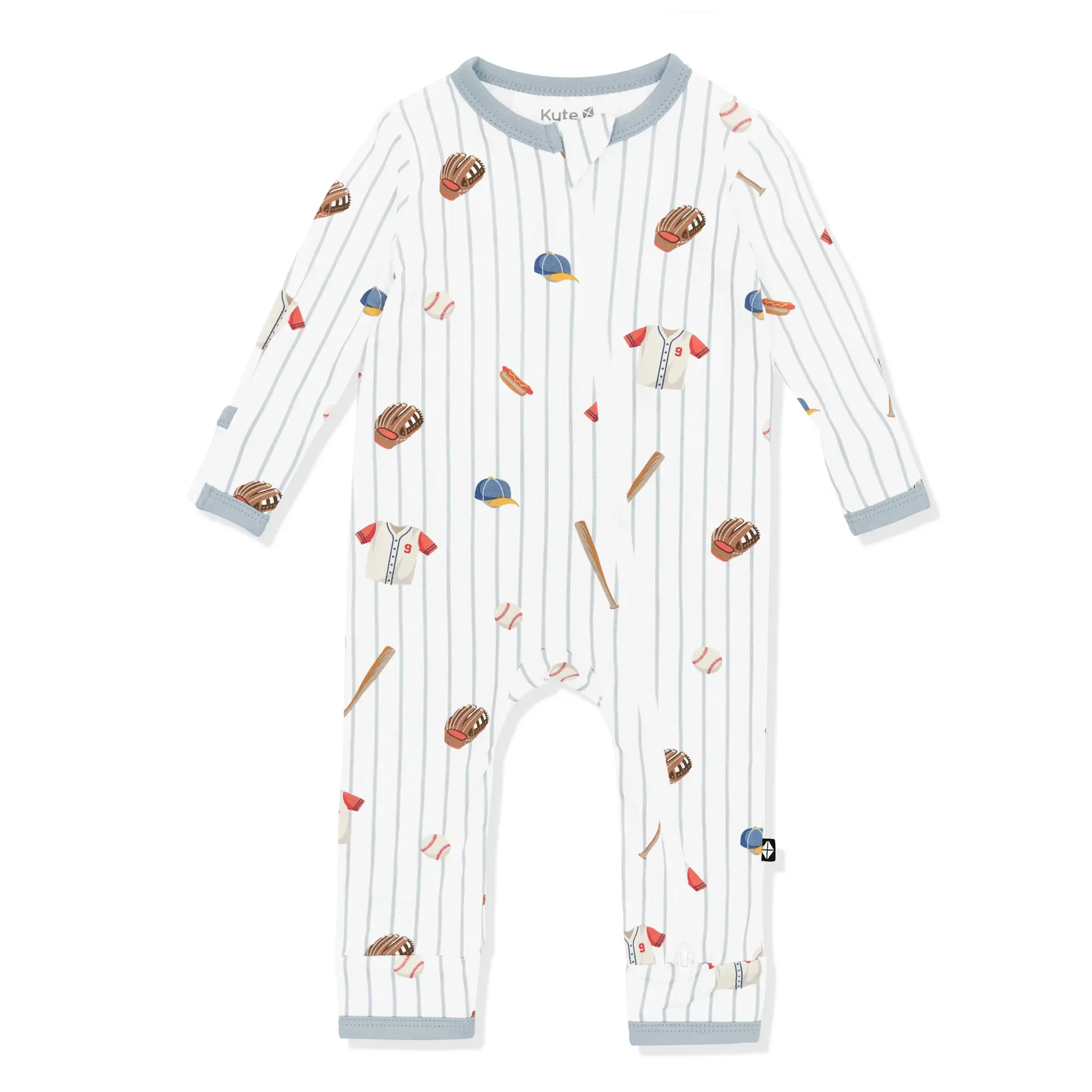 Kyte Zipper Romper - Home Run