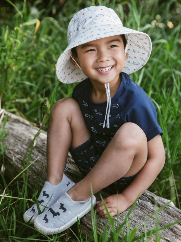 Jan + Jul Dachshund Cotton Bucket Hat