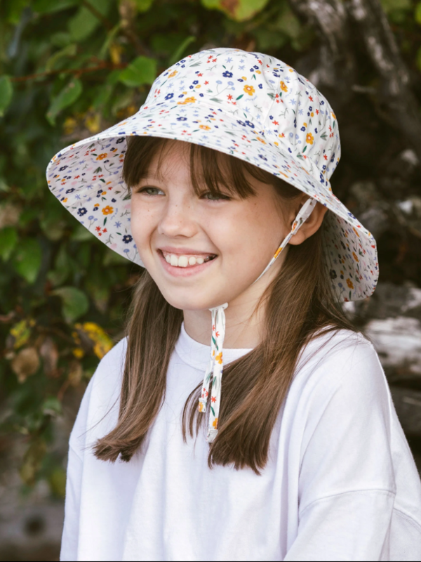 Jan + Jul Meadow Flowers Cotton Bucket Hat