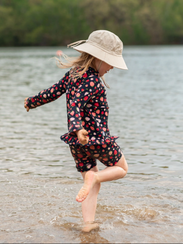 Jan + Jul Sand Cotton Bucket Hat