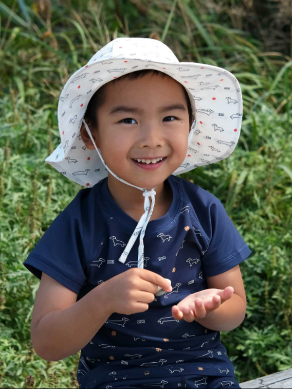 Jan + Jul Dachshund Cotton Floppy Hat