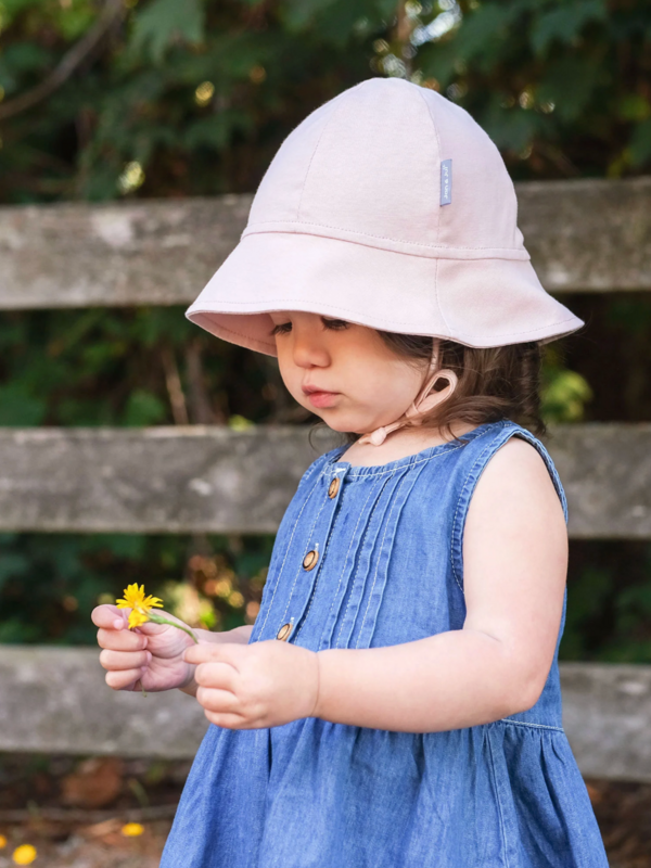 Jan + Jul Light Pink Cozy Baby Bucket Hat