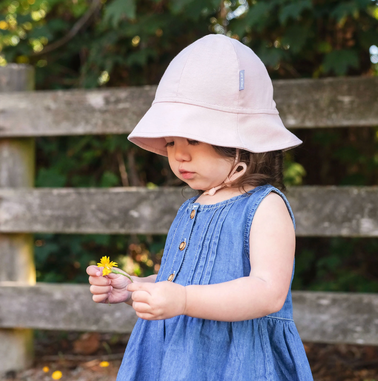 Light Pink Cozy Baby Bucket Hat