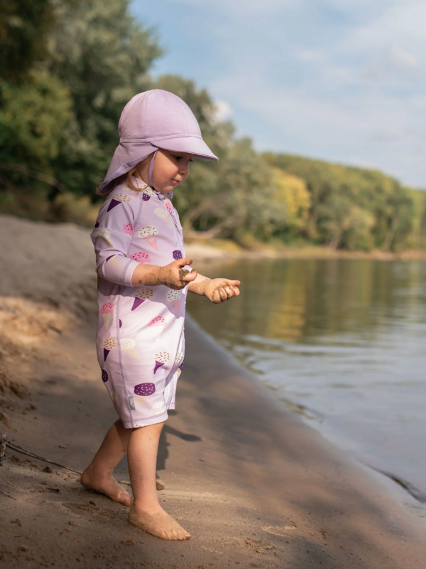 Jan + Jul Lavender Sun Soft Baby Cap