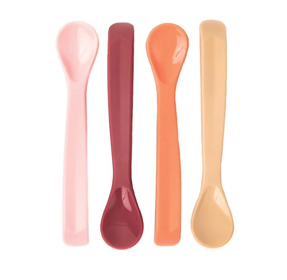 Silicone Spoon Set - 4PK - Pink/Red