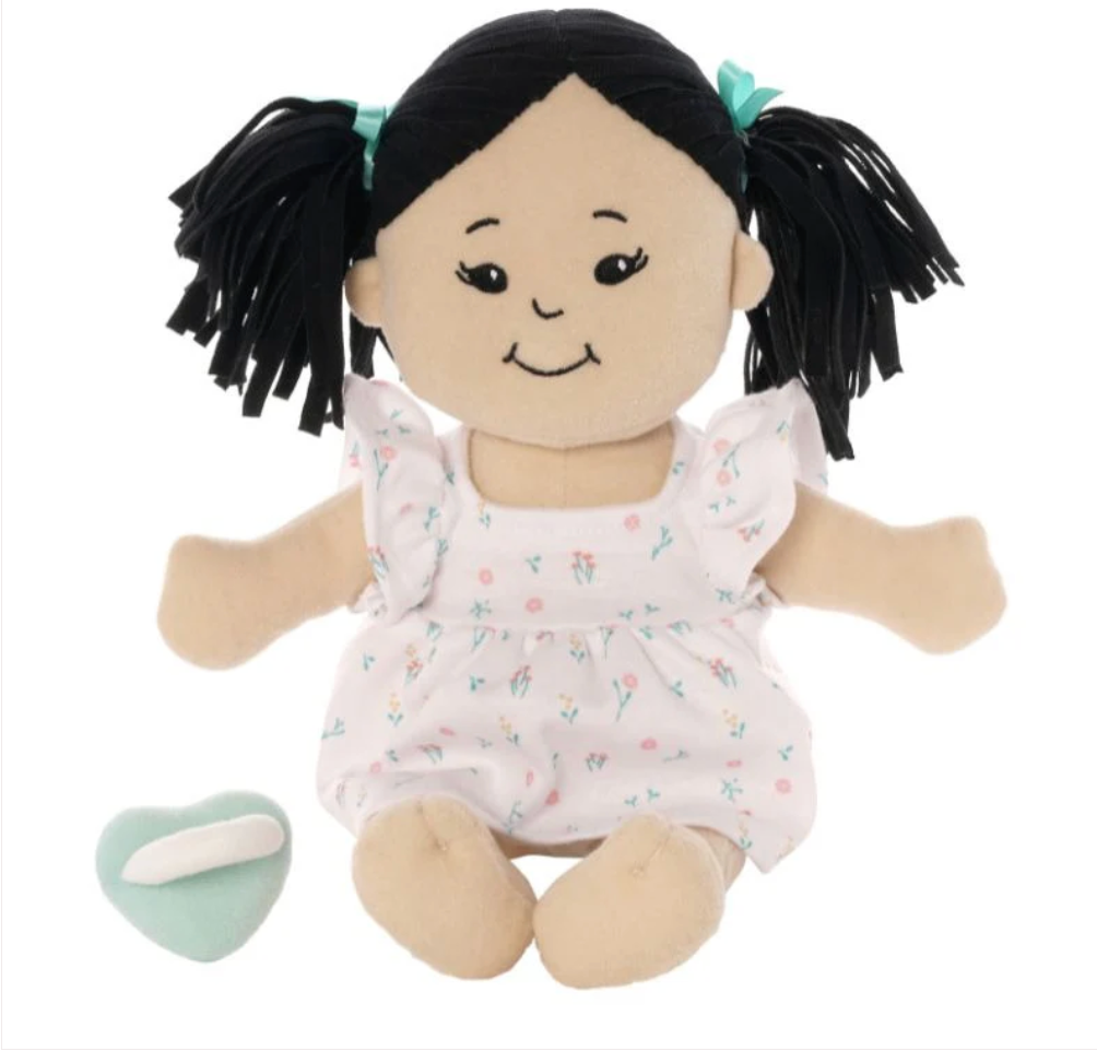Love, Stella Doll - Light Beige w/ Brown Pigtails