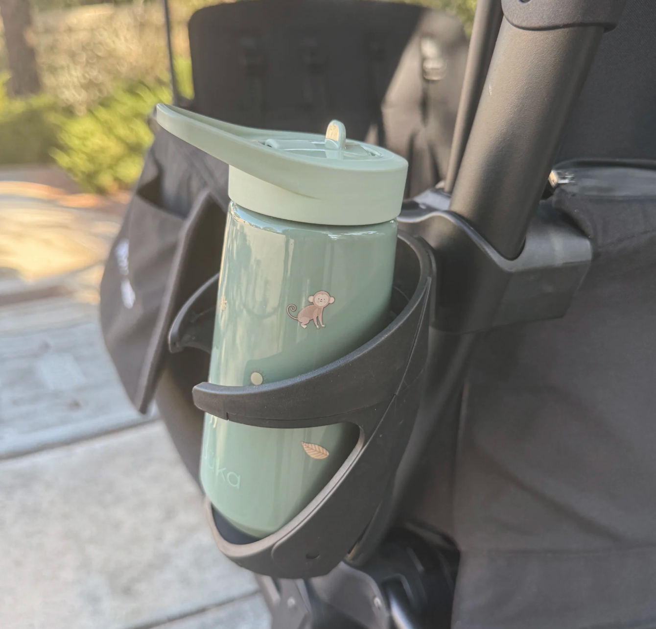 Flip-Top Straw Drinking Bottle