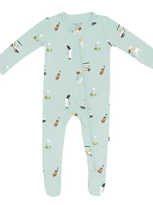 Kyte Zipper Footie - Golf