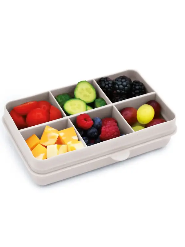 Melii Luxe Ivory 6 Compartment Snackle Box