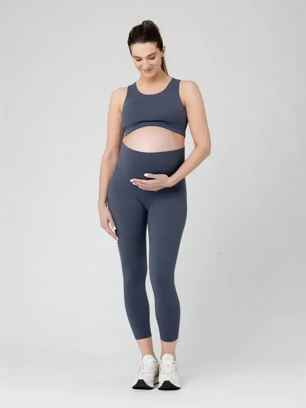 Tempo XS Crop Top + Pant Set - Blue Steel