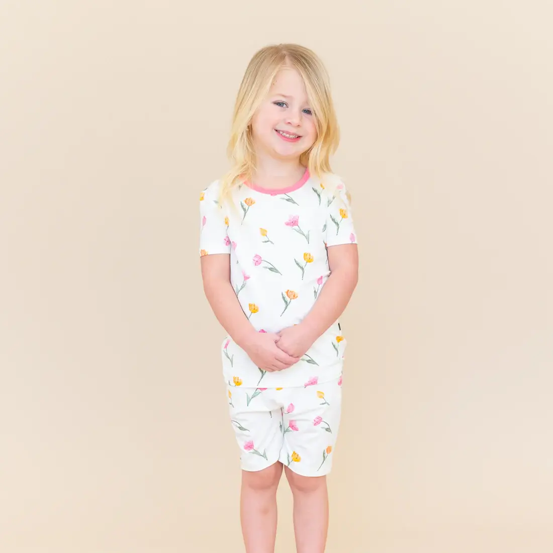 Kyte Short Sleeve Pajama Set - Tulip