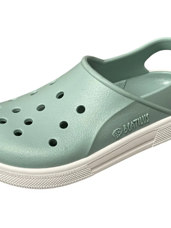 Boatilus CLOGGY - Pastel Green/White