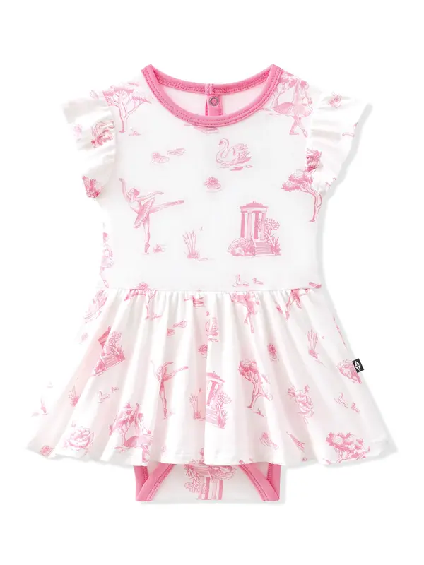 Kyte Bodysuit Dress - Toile Ballet