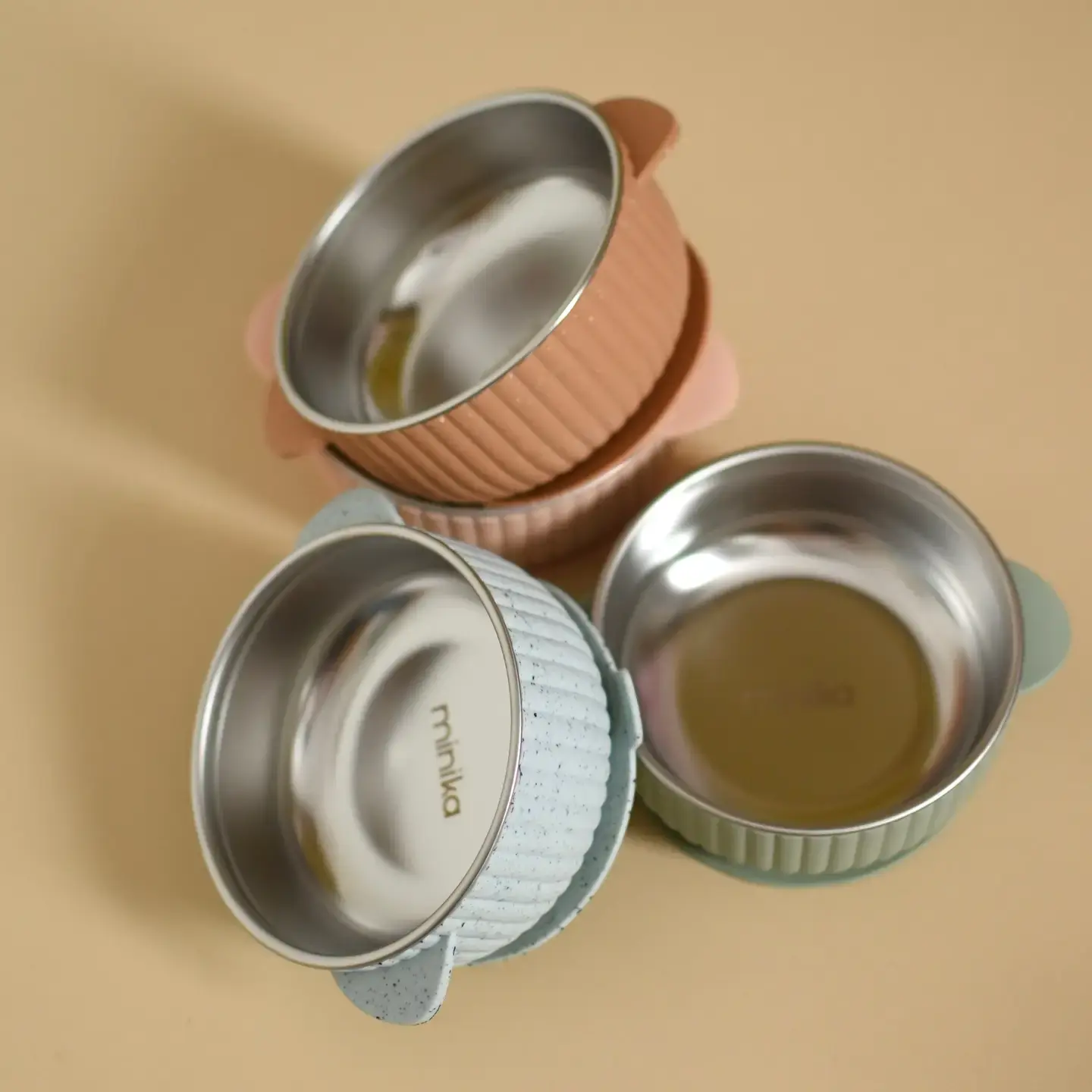 Stainless + Silicone Bowl