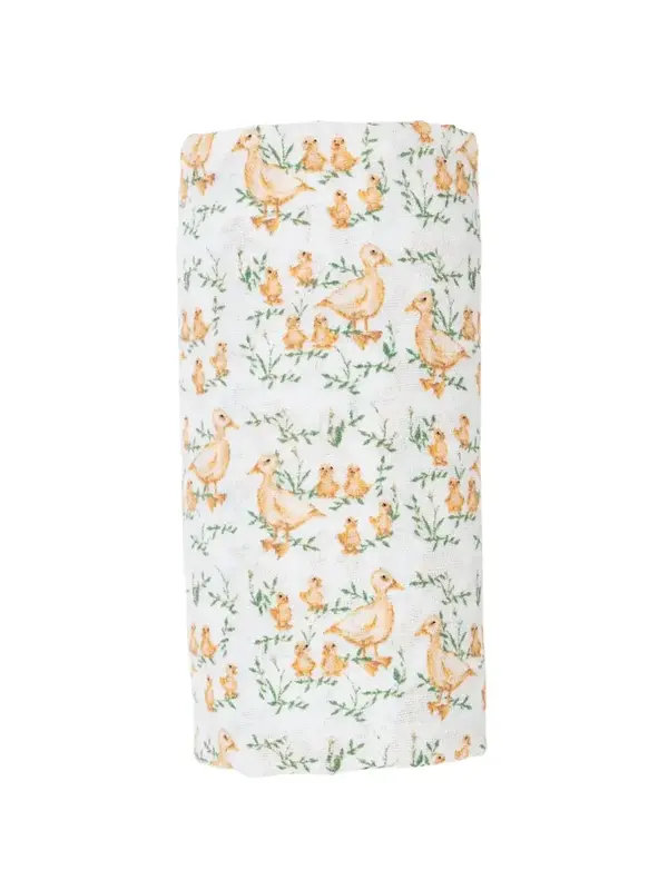 Lulujo Muslin Swaddle - Ducklings
