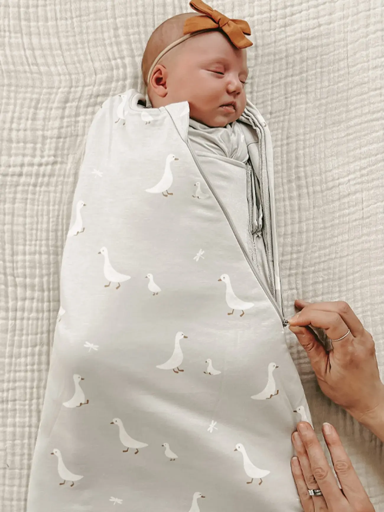 Bamboo  Swaddle Sleep Bag - 1 TOG