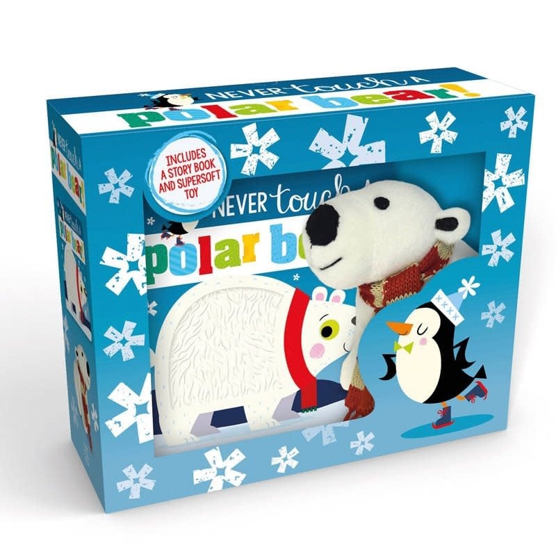 Never Touch a Polar Bear Board Book w/ Plush