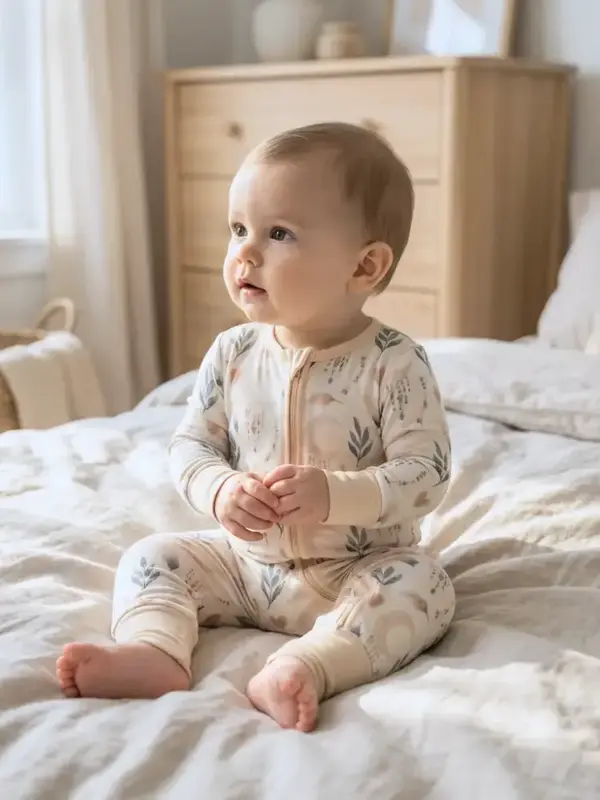 Itsy Bitsy Bamboo Romper - Moonlit Meadow