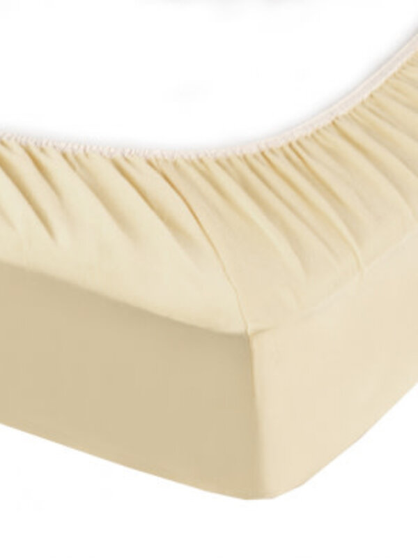Kushies Kushies Cotton Jersey Crib Sheet Bone
