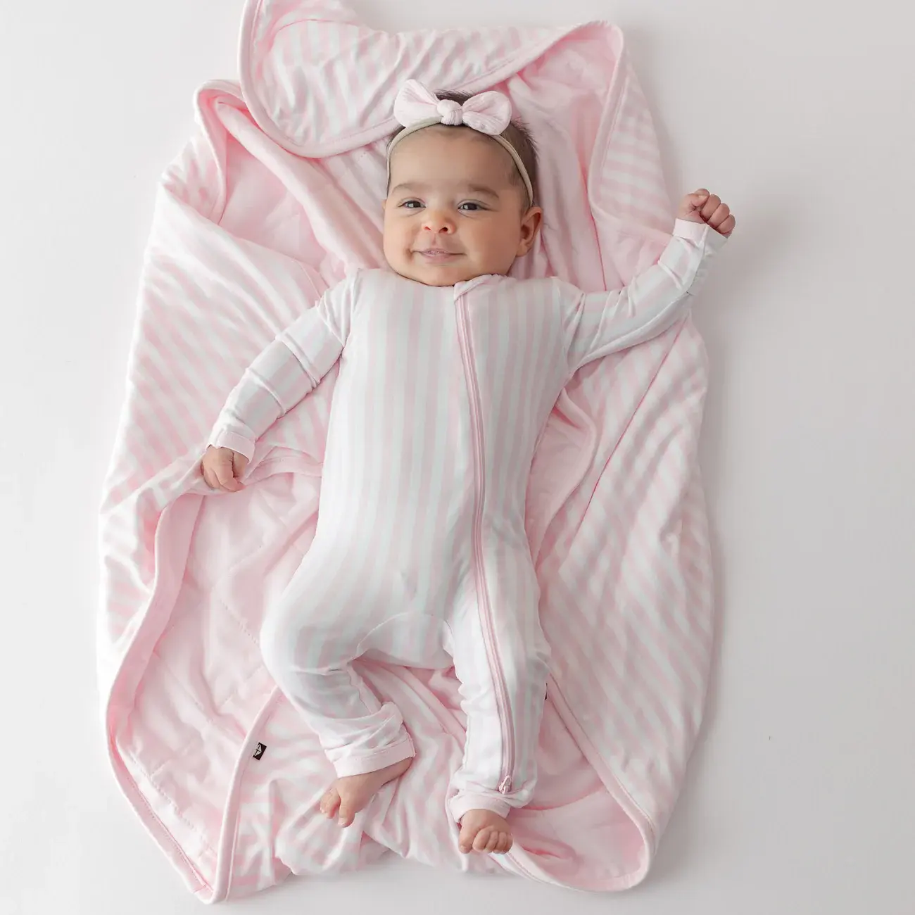 Kyte Baby Blanket Sakura Stripe