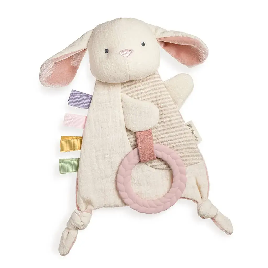 Bitzy Crinkle Sensory Toy with Teether
