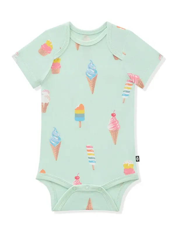 Kyte Bodysuit - Mint Ice Cream