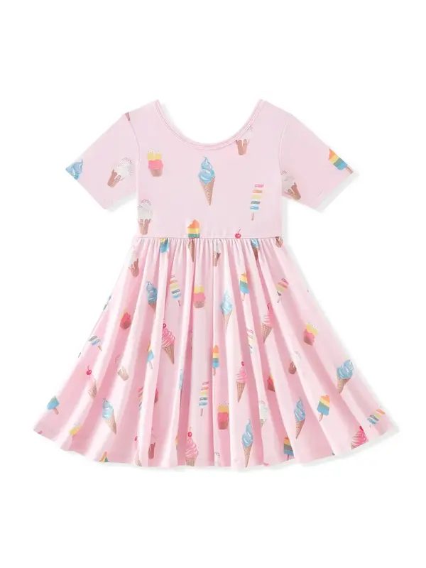 Kyte Twirl Dress - Sakura Ice Cream