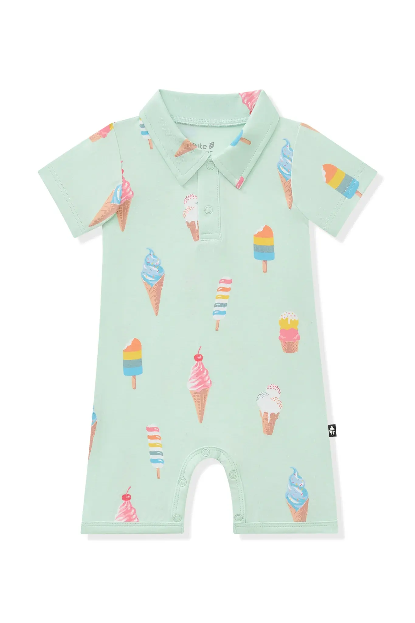 Kyte Polo Shortall - Mint Ice Cream