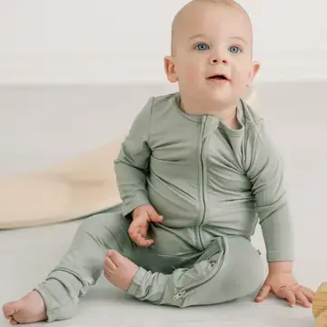 Bamboo Romper - Sage