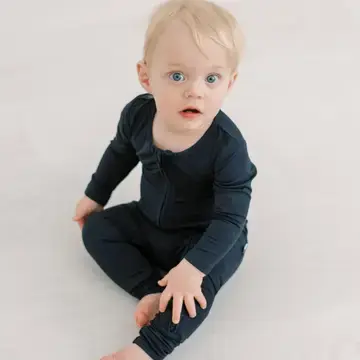 Bamboo Romper - Midnight Navy