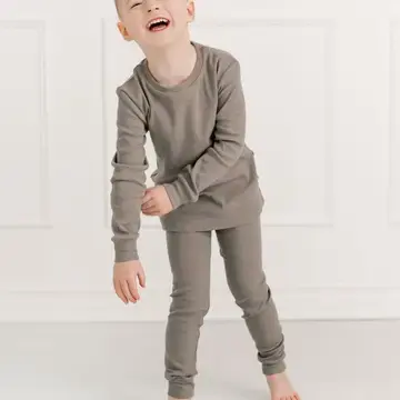 Taupe Organic Cotton Lounge Set