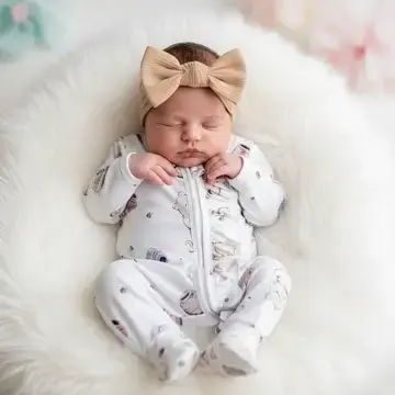 Bamboo Ruffle Footie - Pooh Bear Honey Pot