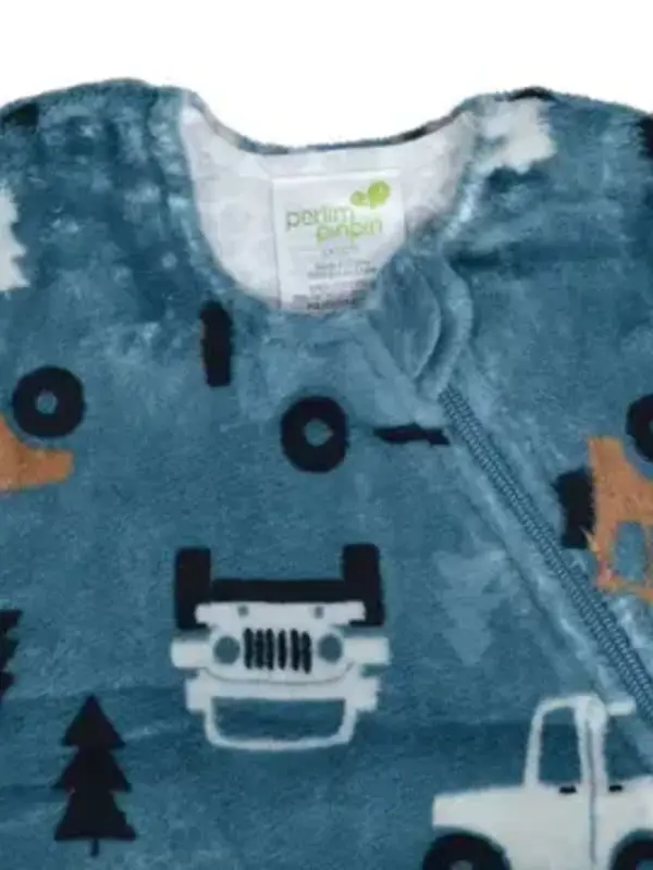 Perlimpinpin Trucks Plush Sleep Bag