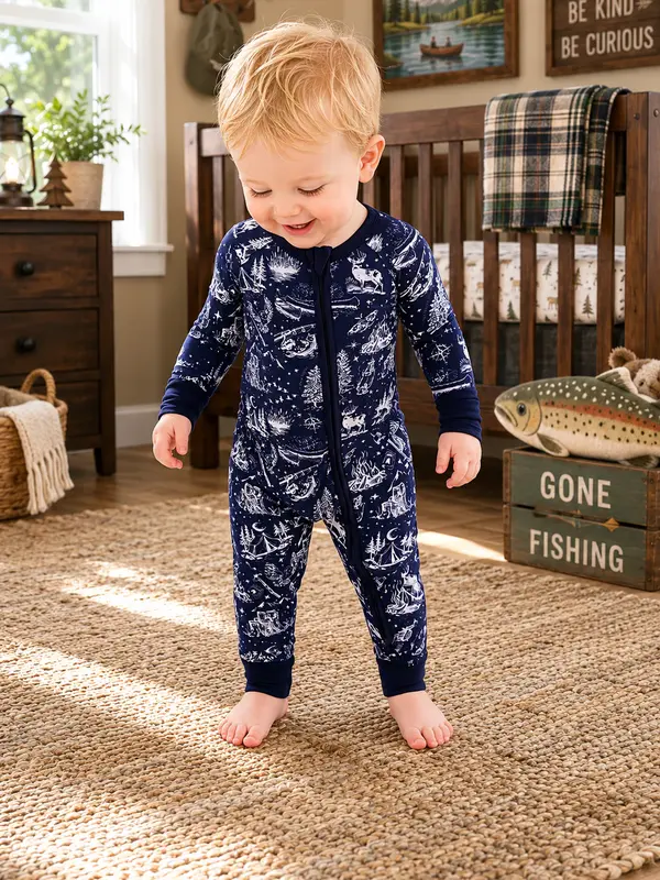 Canucki Kids Into the Wilderness - Convertible Bamboo Romper