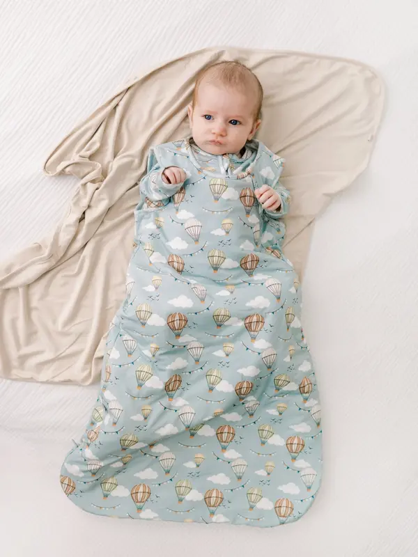 Little Lott Clothing Co. Bamboo Sleep Bag - Up in the Air 1.0 TOG
