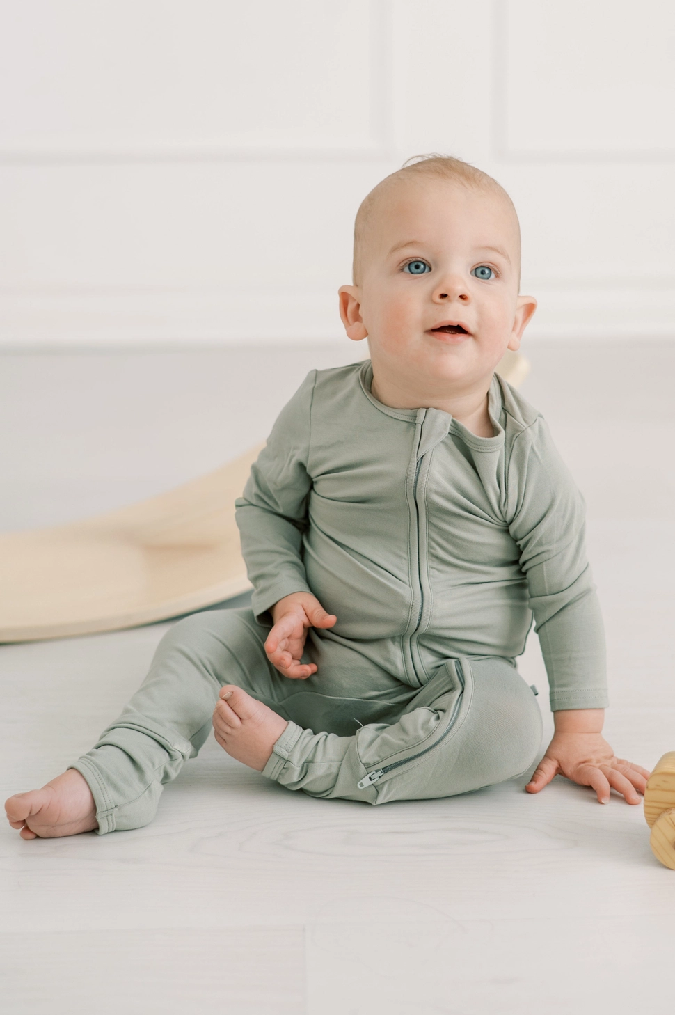 Bamboo Romper - Sage