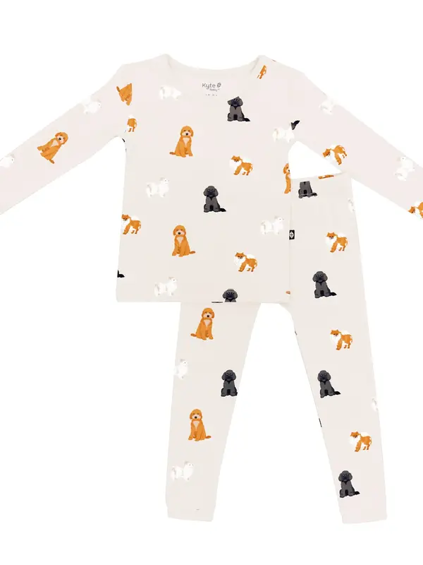 Kyte Long Sleeve Pajama Set - Fluffy Dog