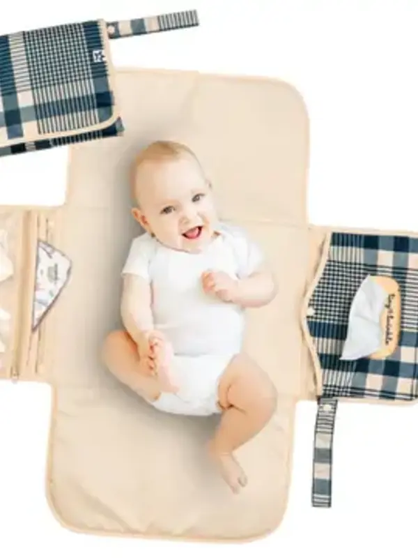 Tiny Twinkle Portable Diaper Changing Pad - Gingham
