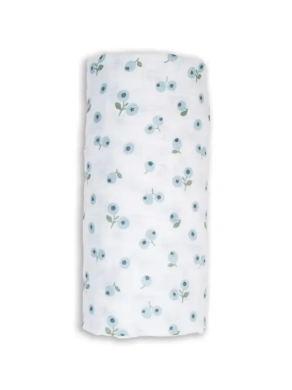 Lulujo Muslin Swaddle - Blueberries