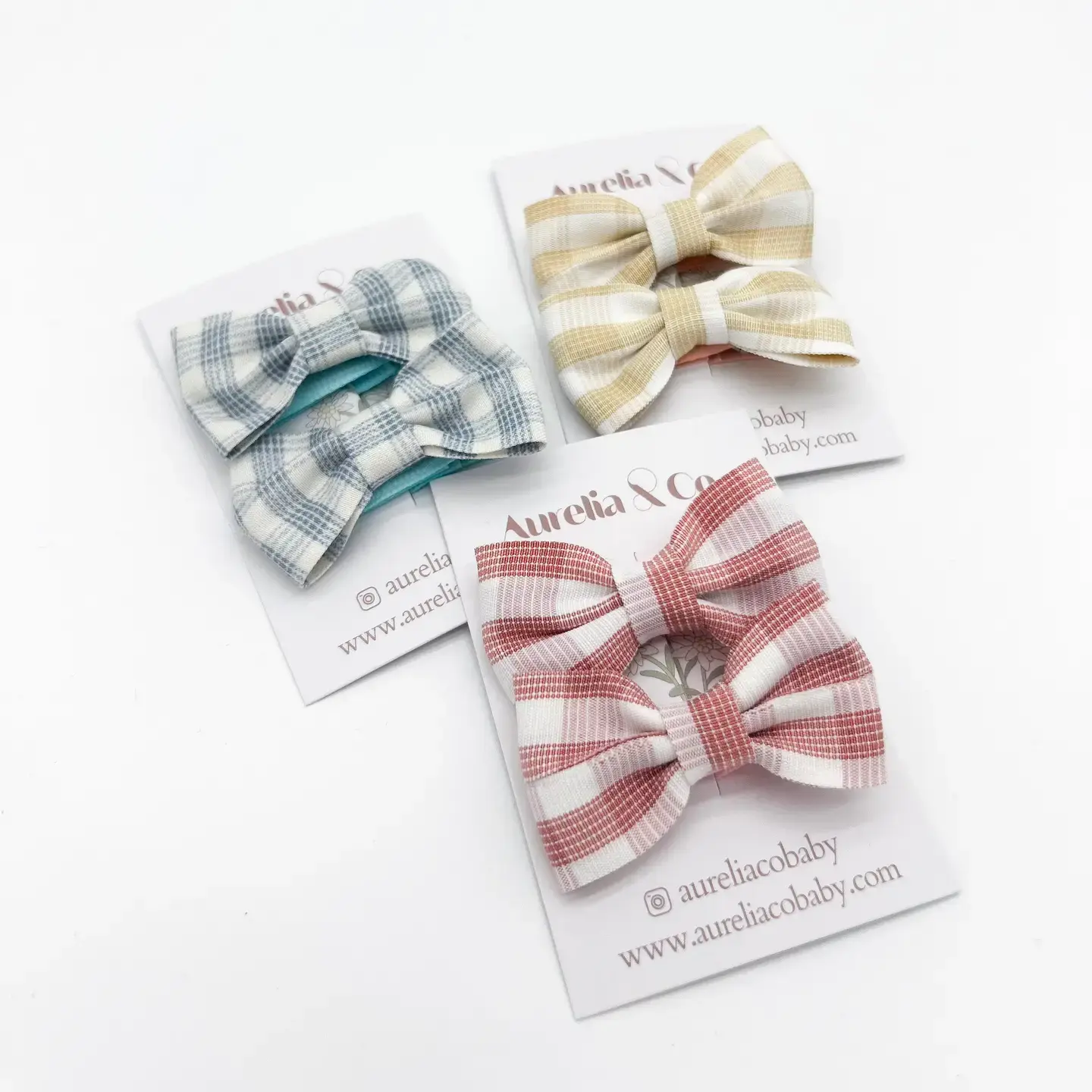 Plaid Bows