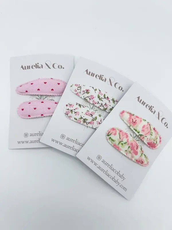 Aurelia & Co. Baby Floral Barrettes